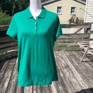 NWT Nautica emerald green polo!